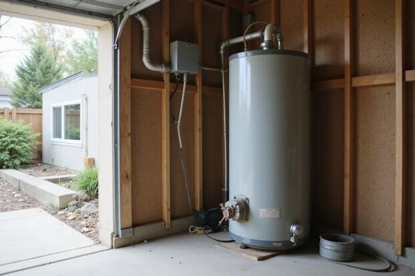 Old tankless removed from wall